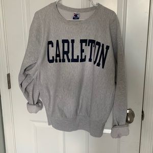 Champion grey carlton crewneck